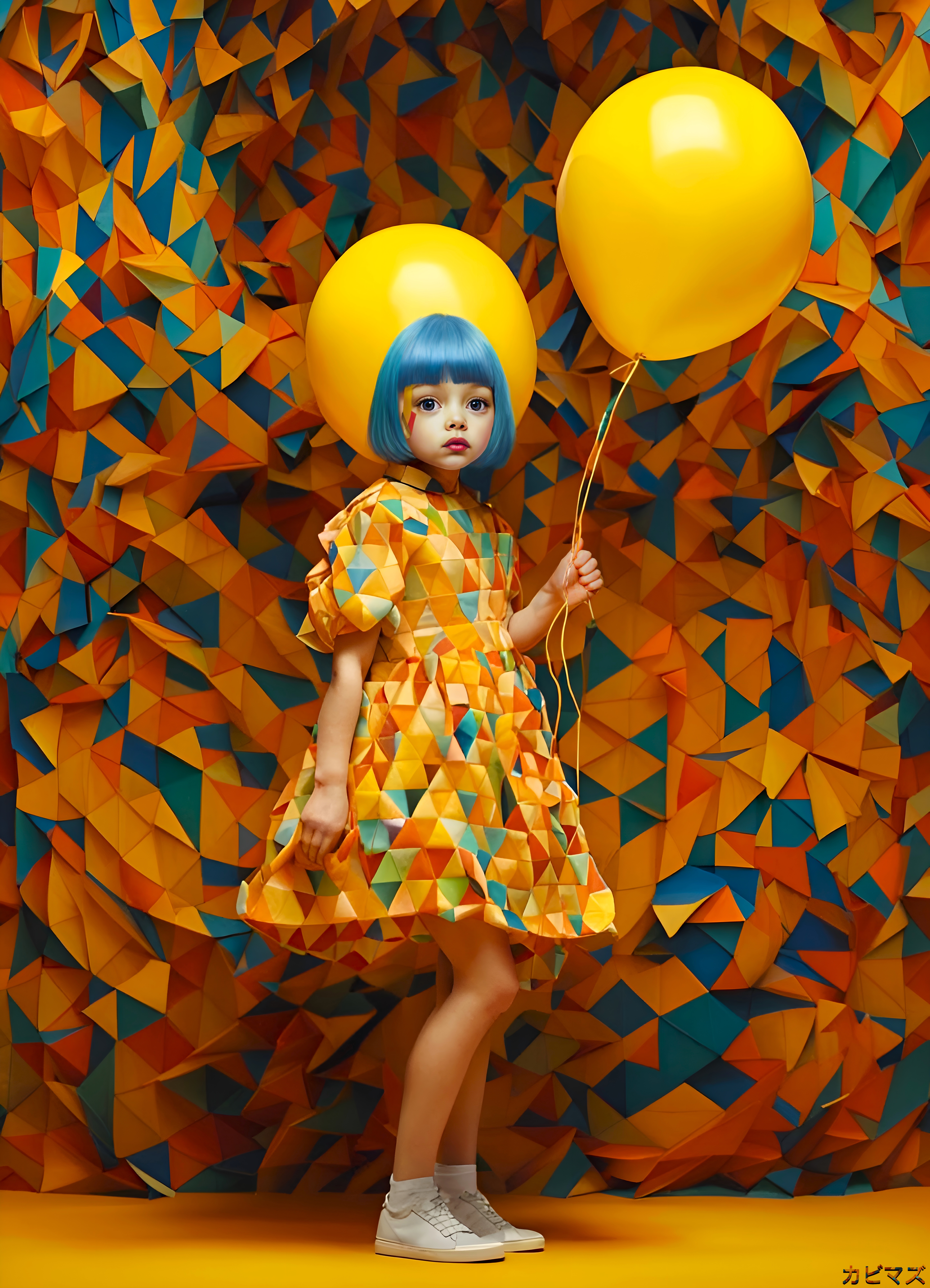 Girl with Yellow Balloon