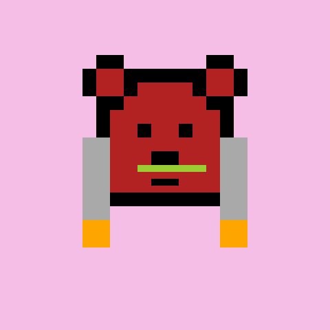 Pixel Bear #68106