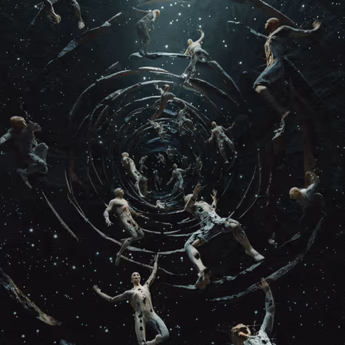 We are echoes, falling through forever