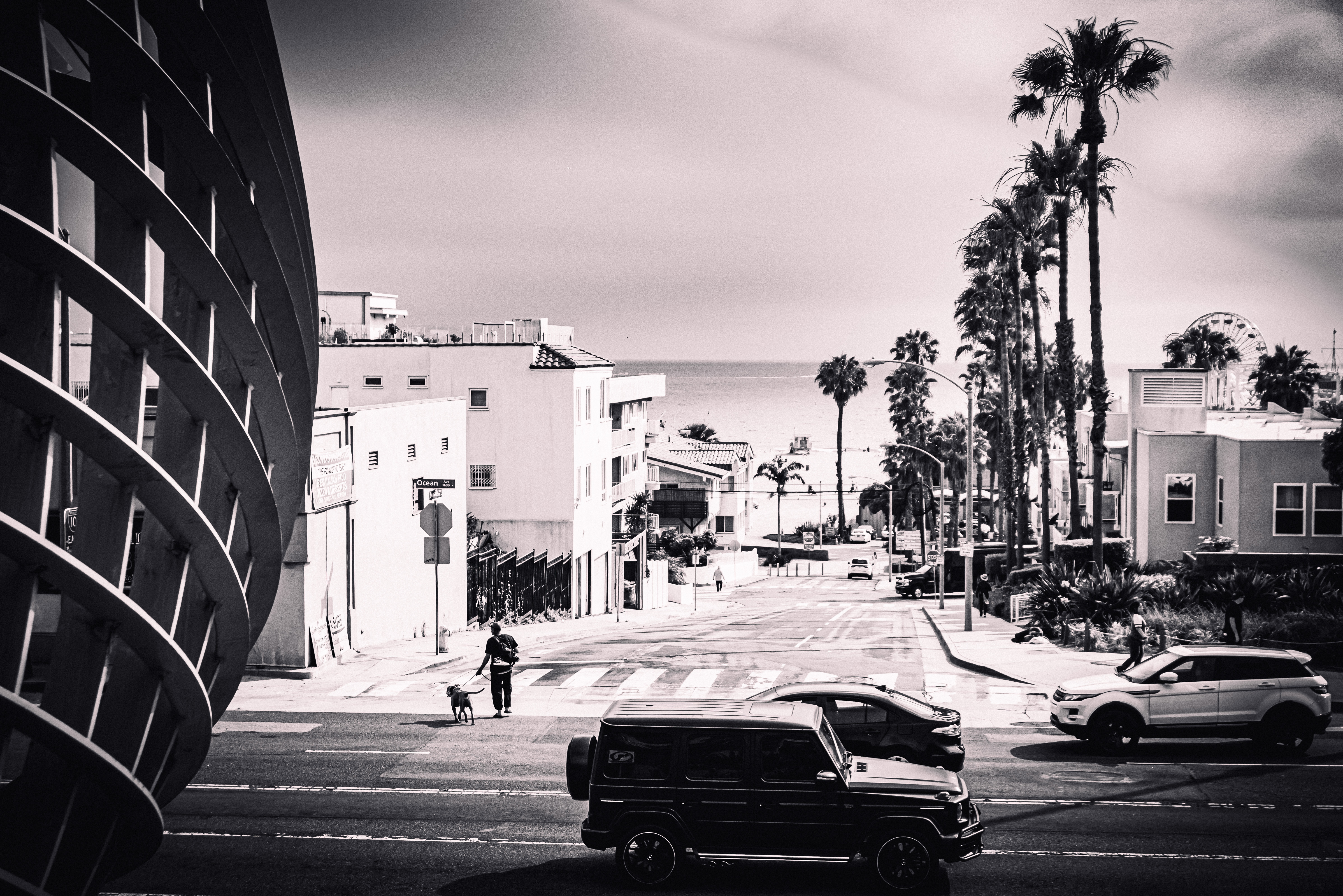 Santa Monica beach views