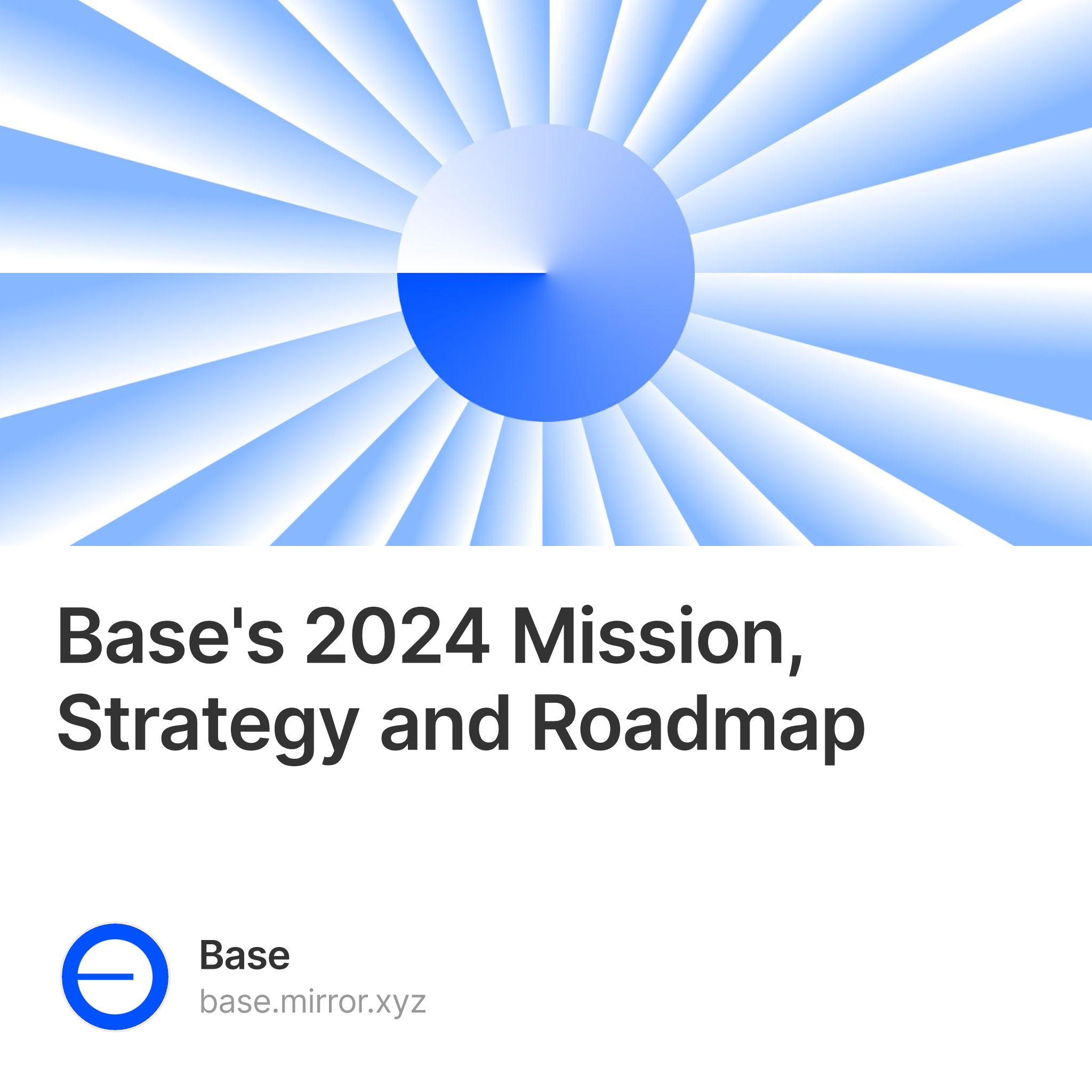 Base's 2024 Mission, Strategy and Roadmap 324