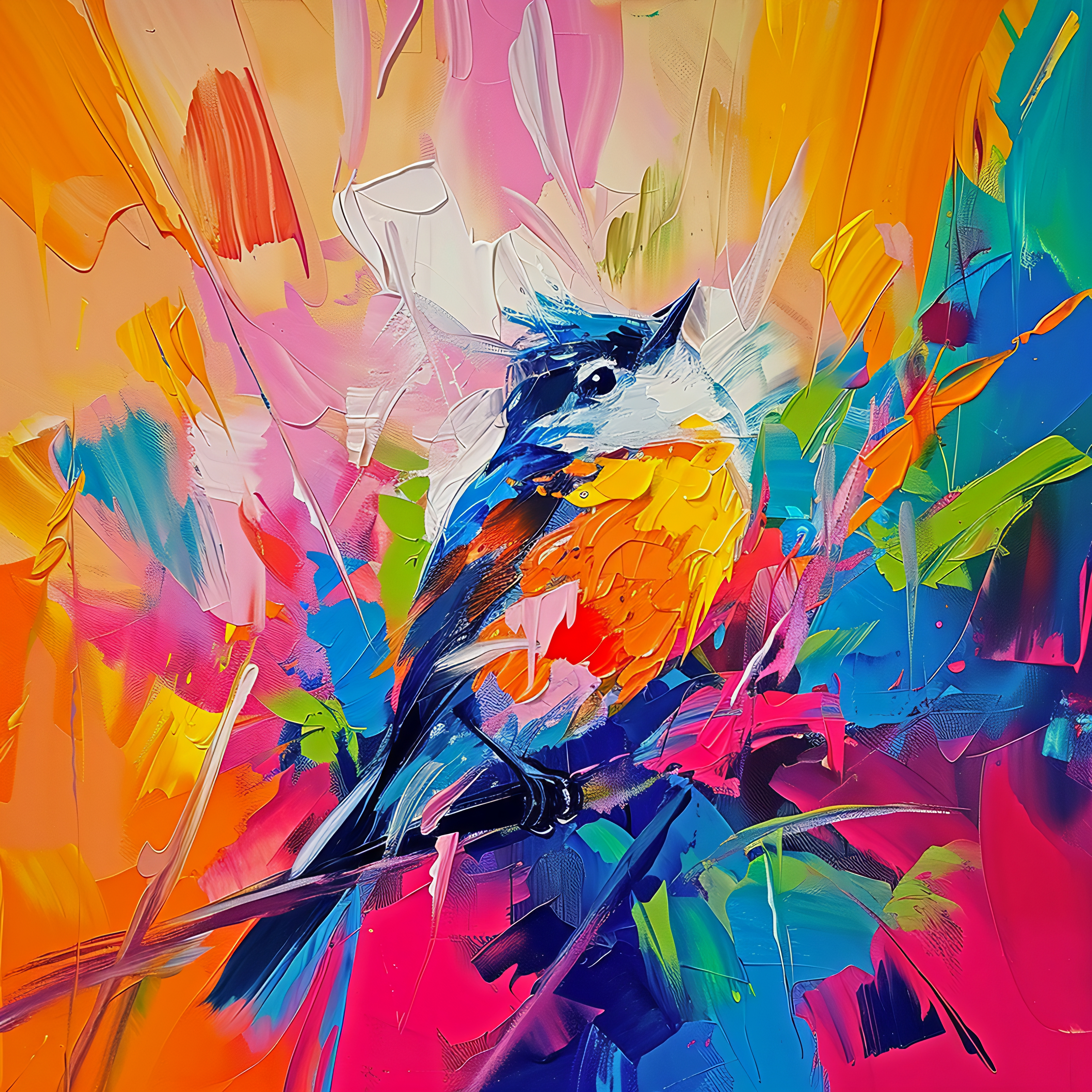 Warbler Abstracted