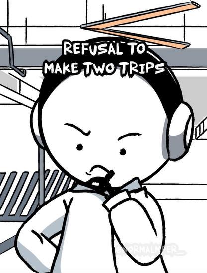 normal mfer #5 | "two trips"