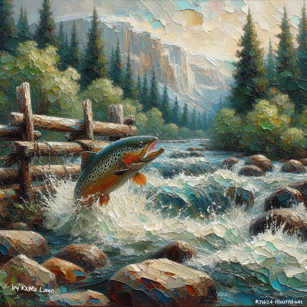 Trout Fishing by KxMx Lane #23
