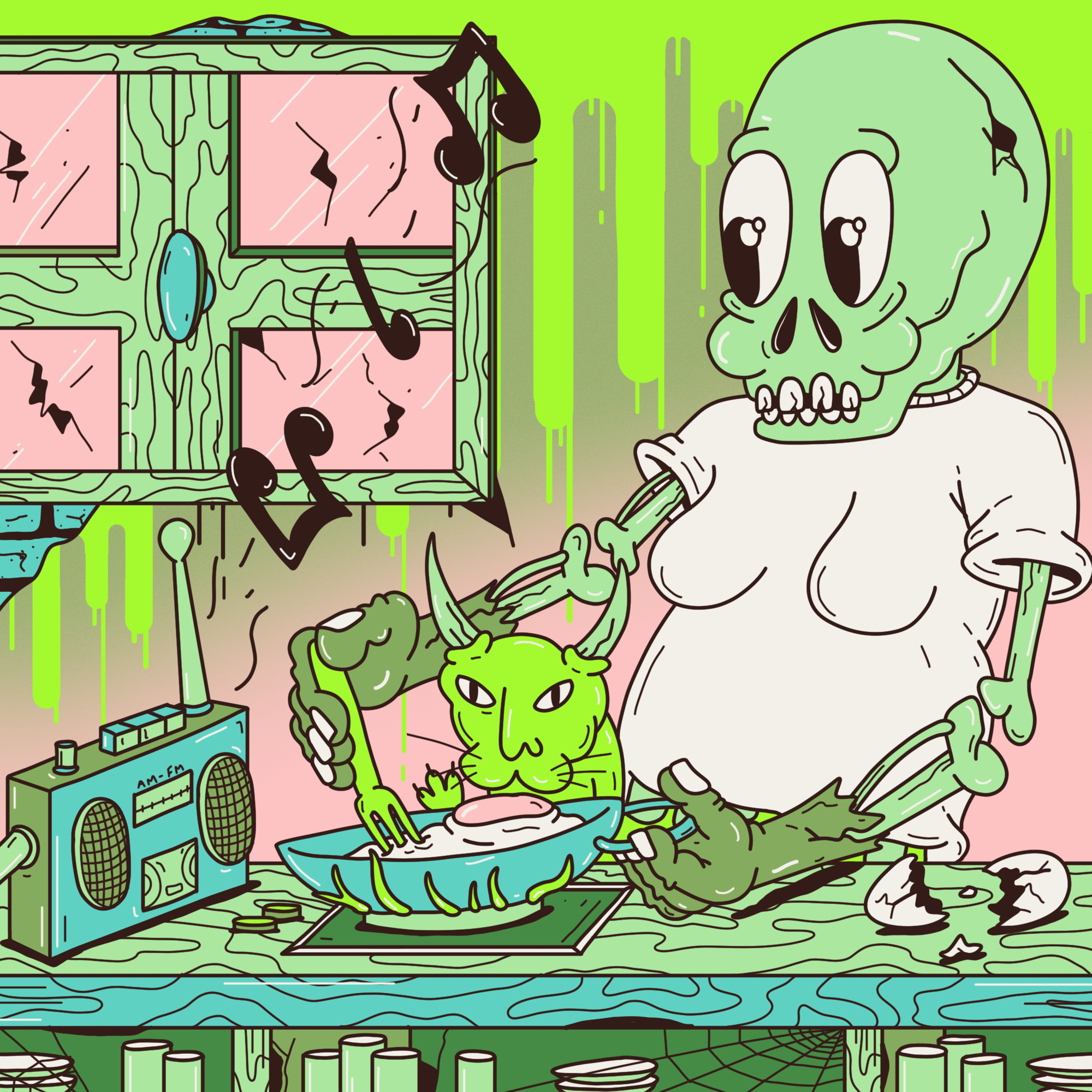 always cooking