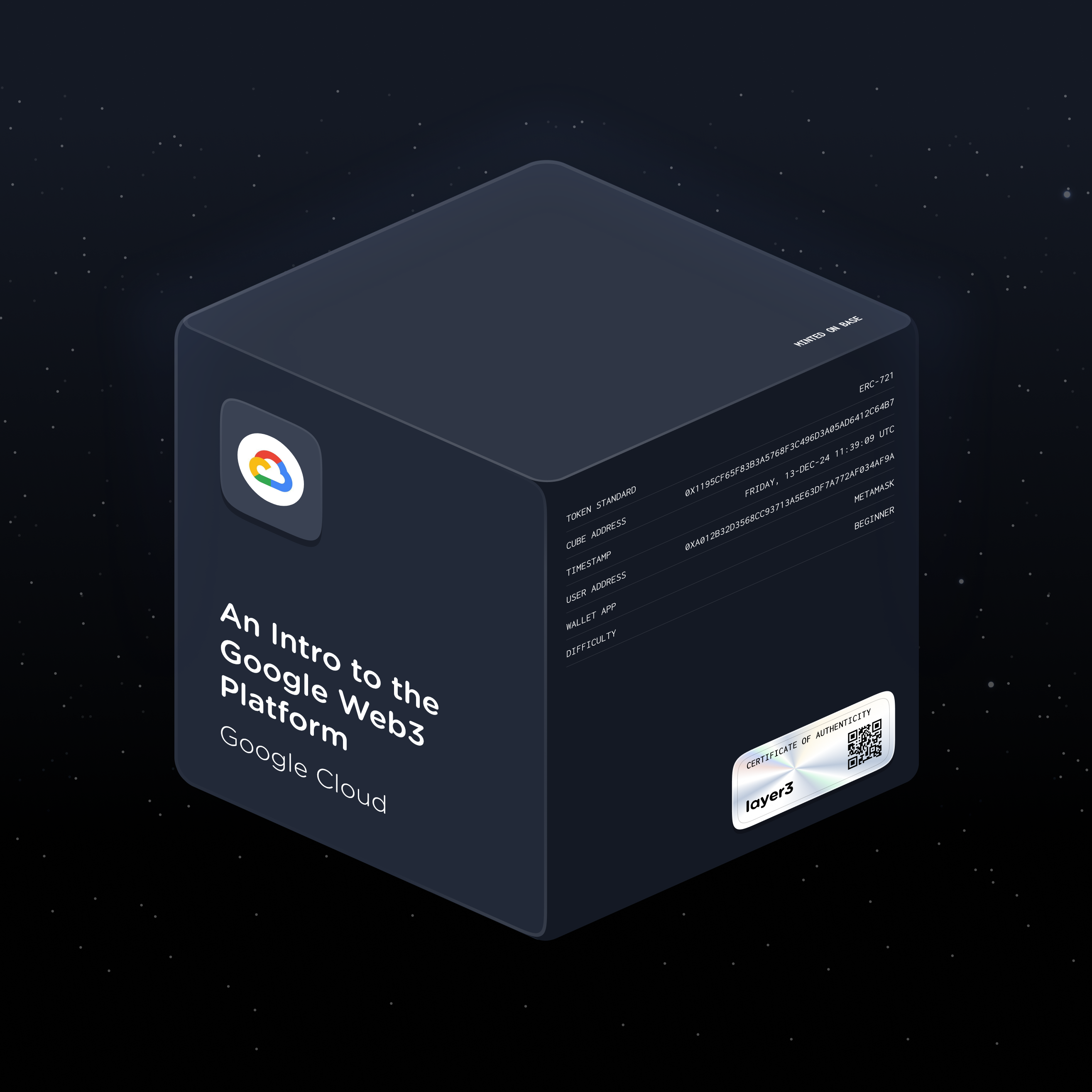 An Intro to the Google Web3 Platform