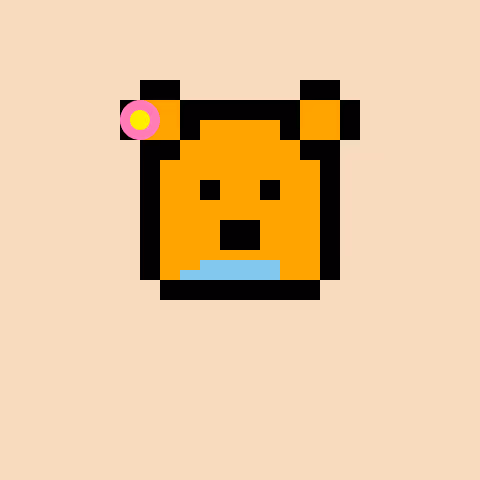 Pixel Bear #42603