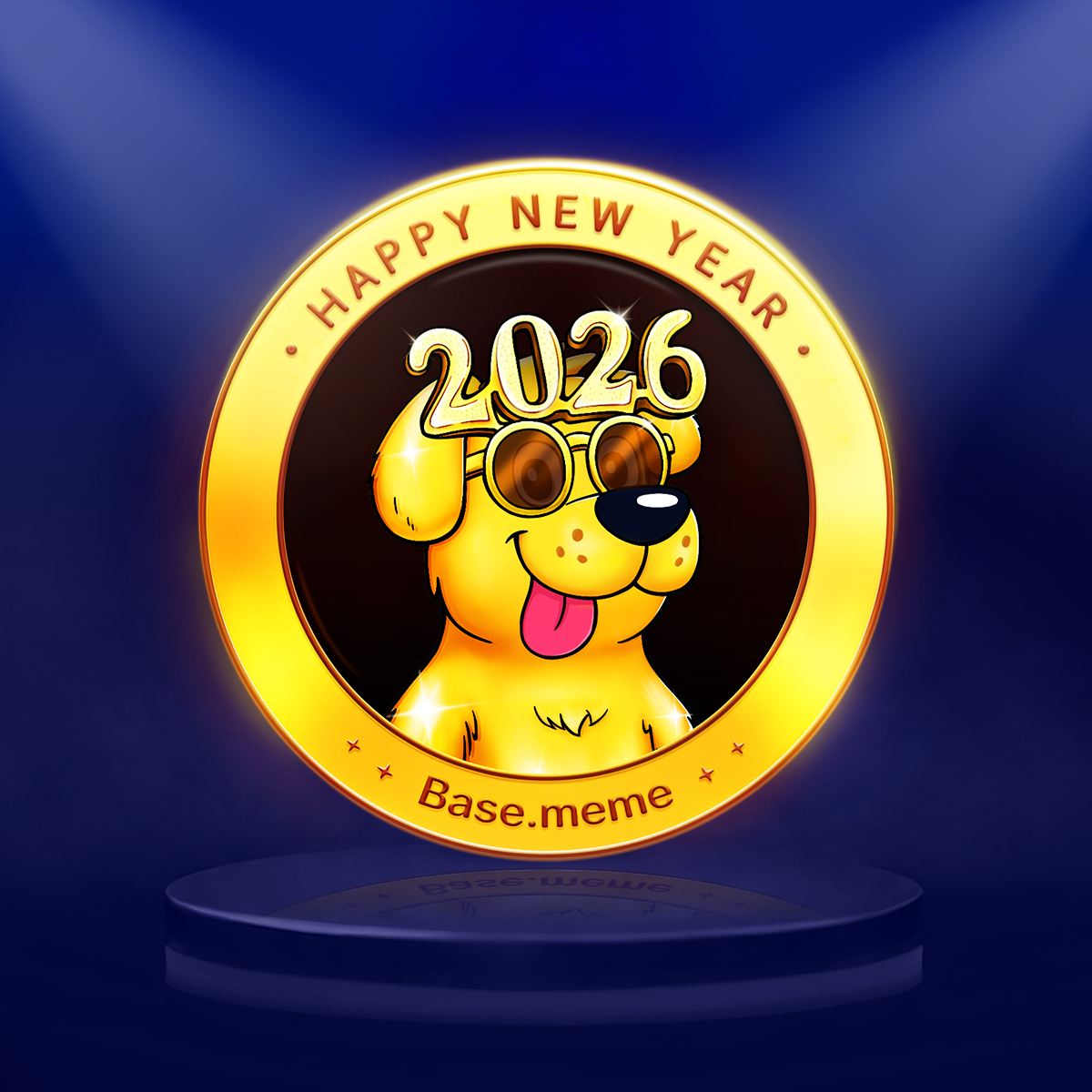 Base.meme 2026 · Base New Year Badge #31