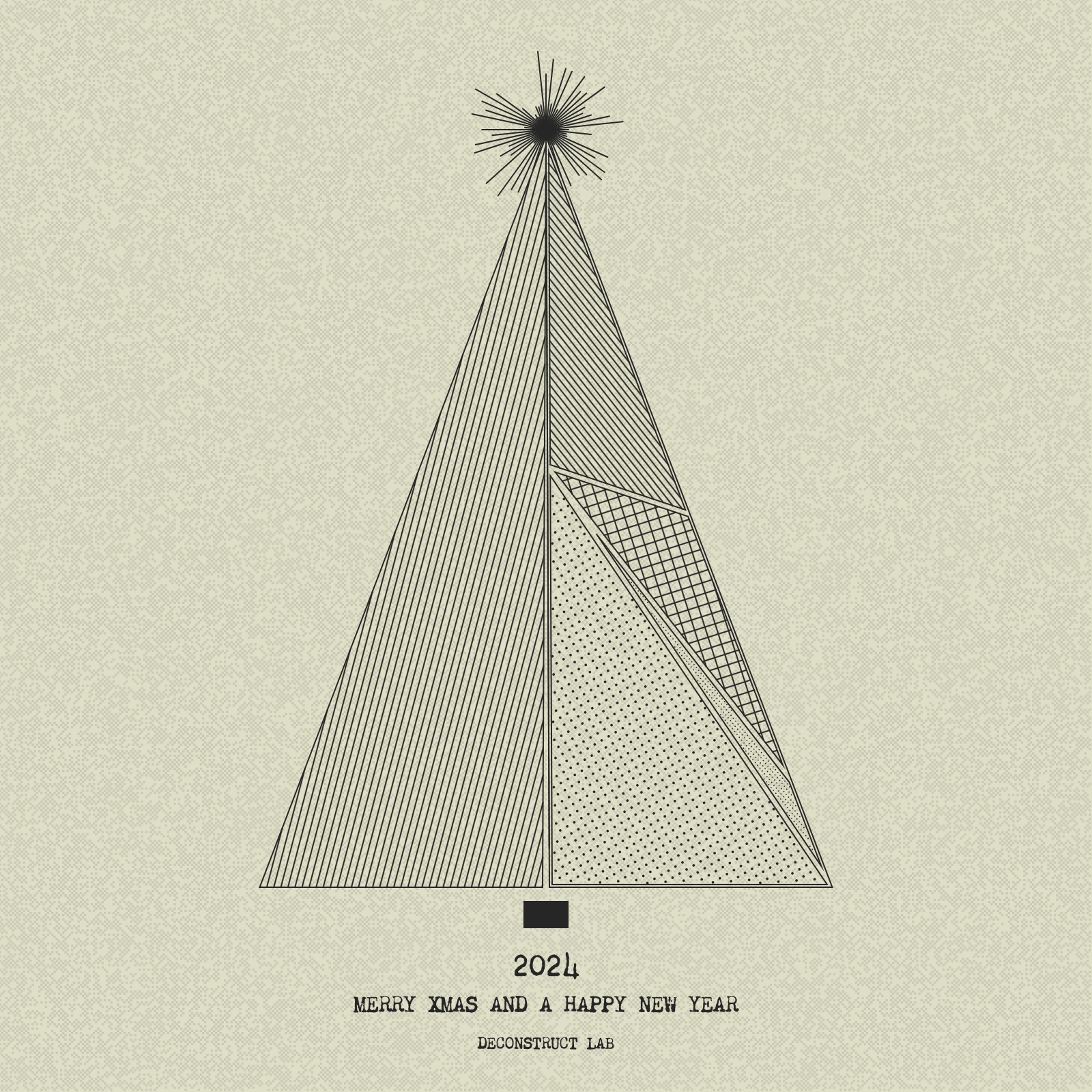 Have Yourself a Merry Little Geometric Tree #208
