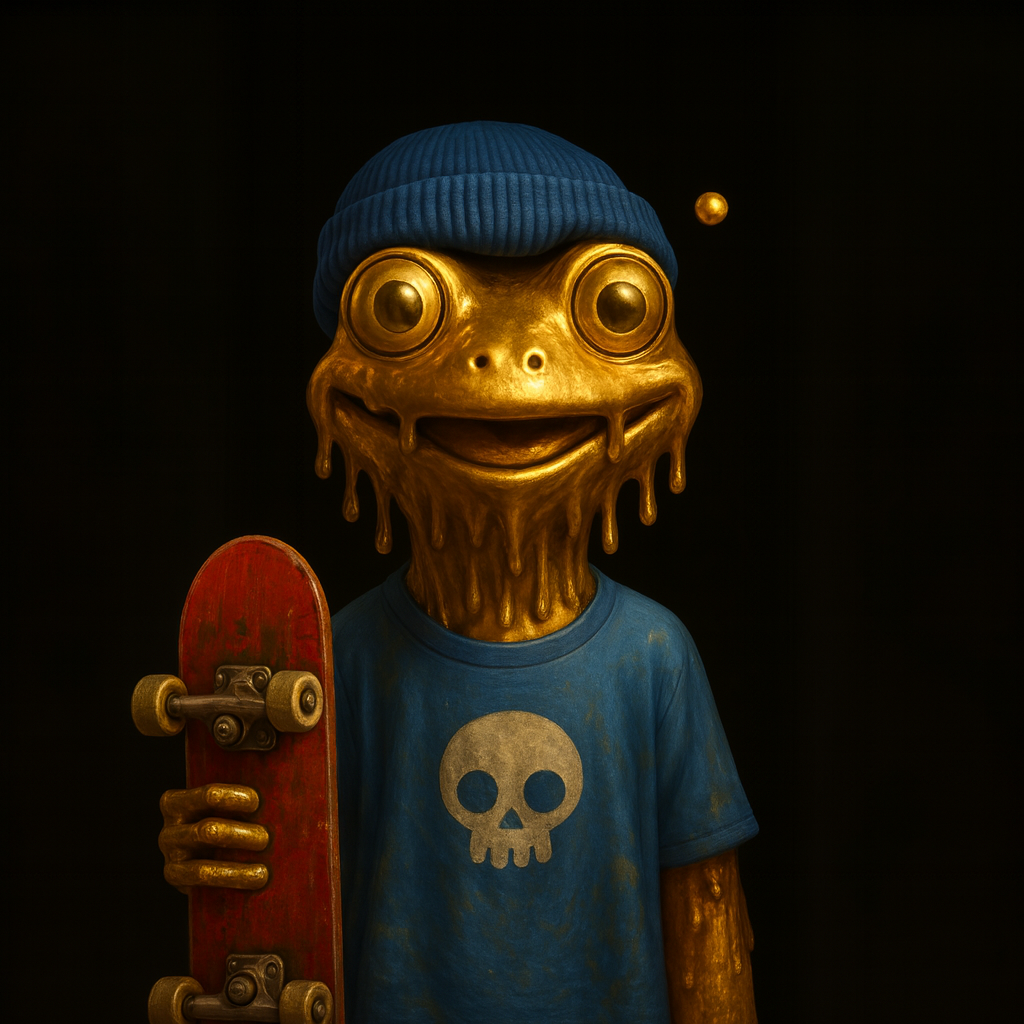 Golden Skater Frog