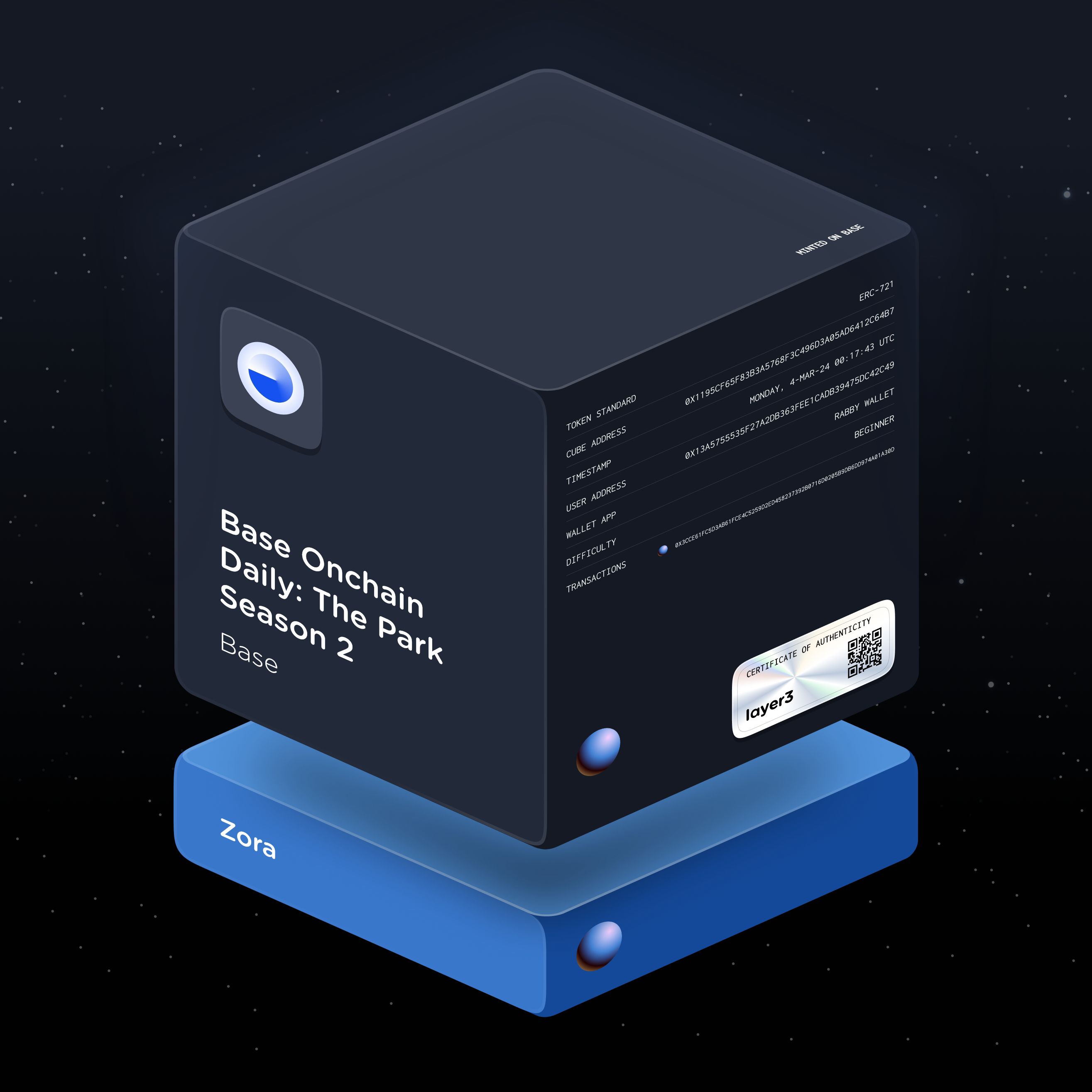 Base Onchain Daily: The Park Season 2