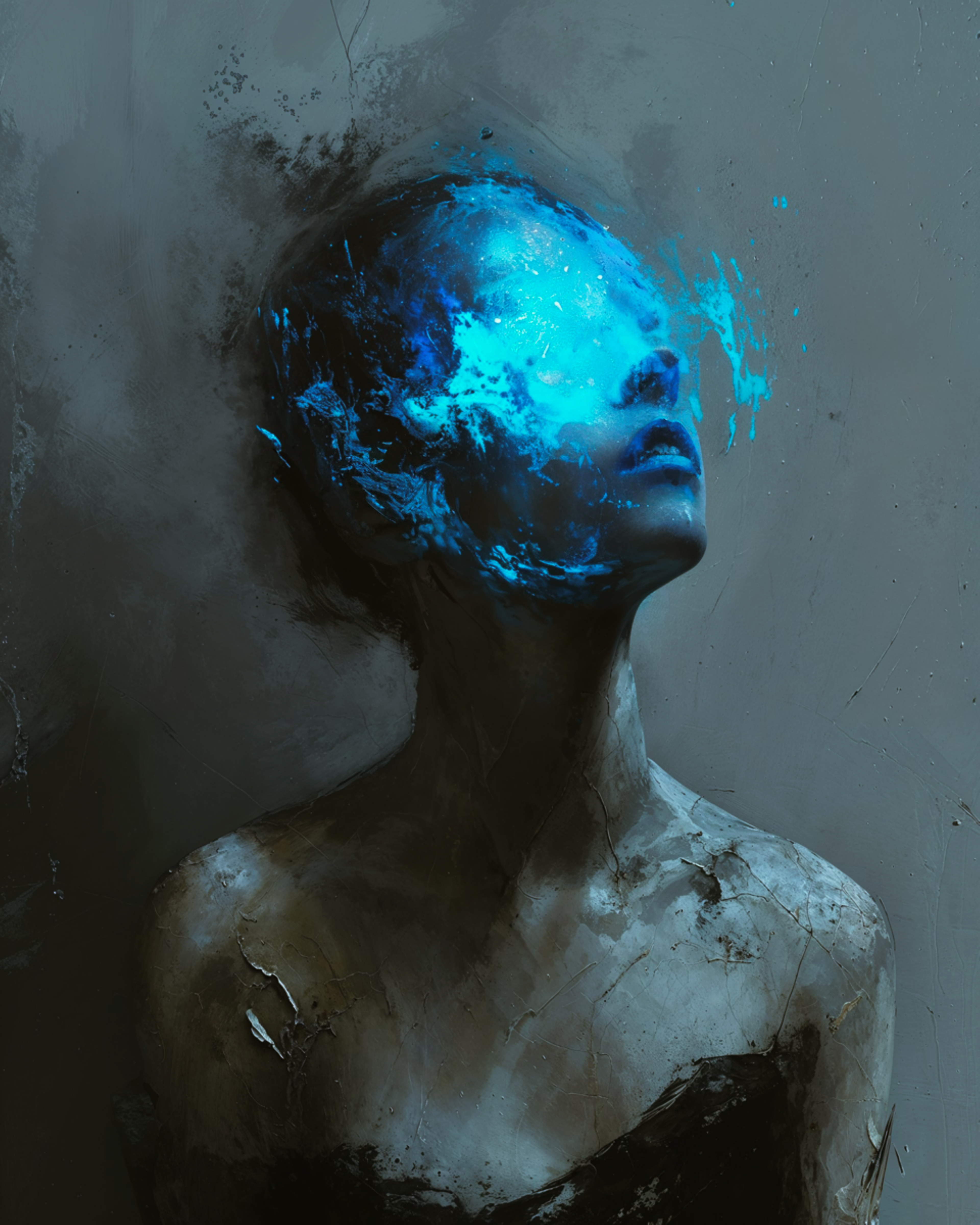 Shattered Blue