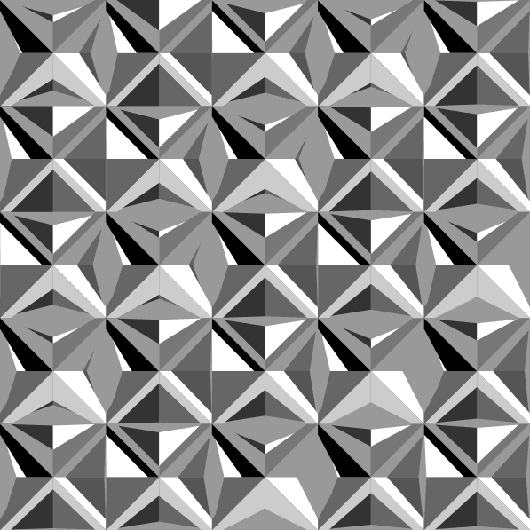 Triangular Field GRAYSCALE #48/50