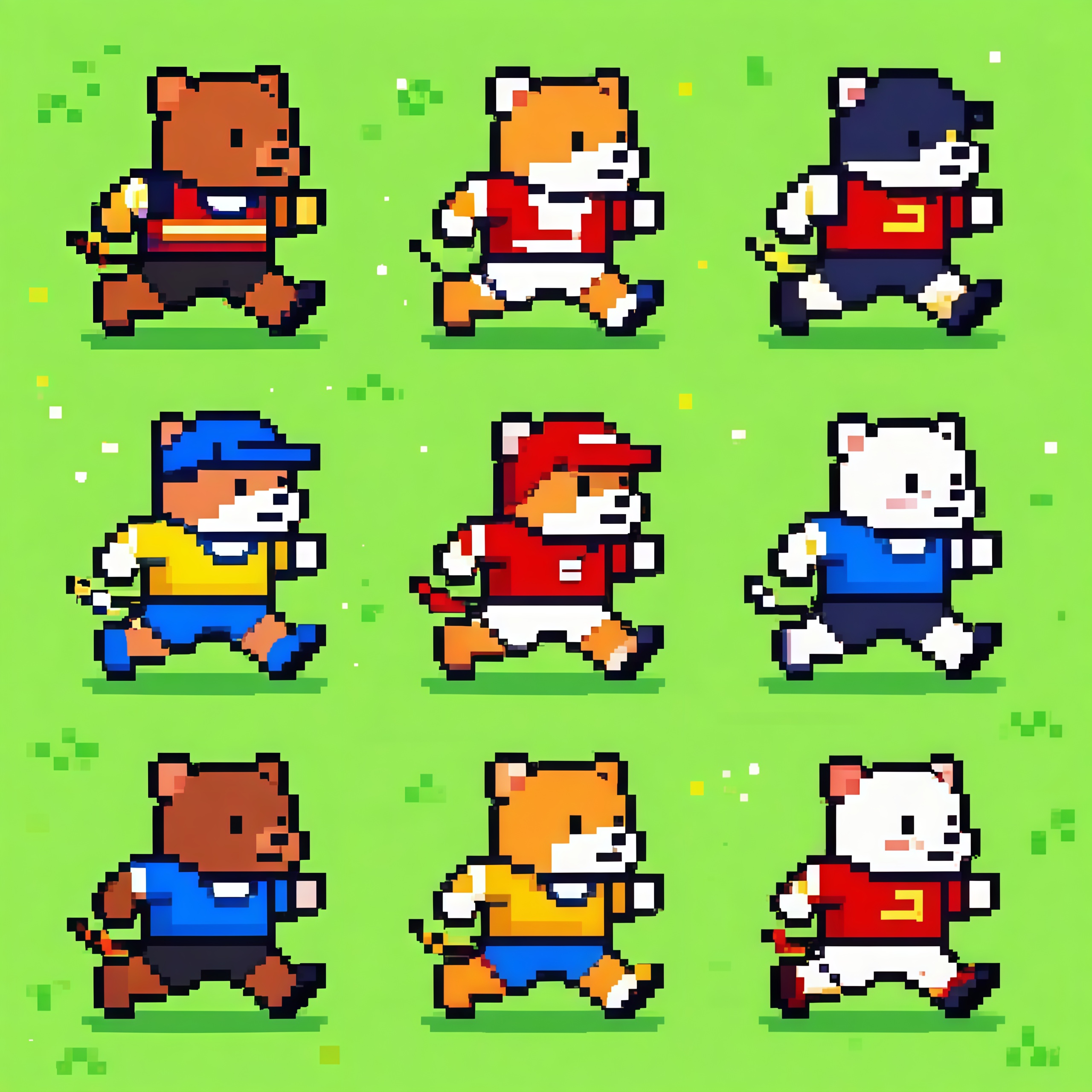 Running Pixels