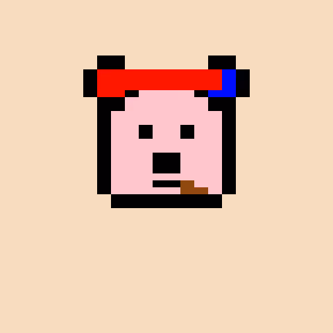 Pixel Bear #21037