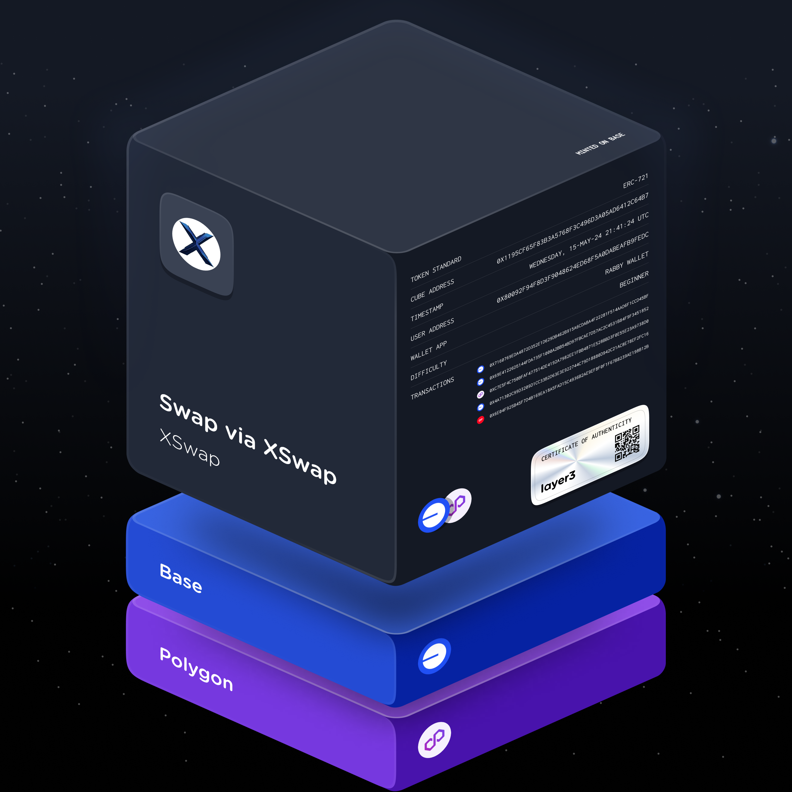 Swap via XSwap