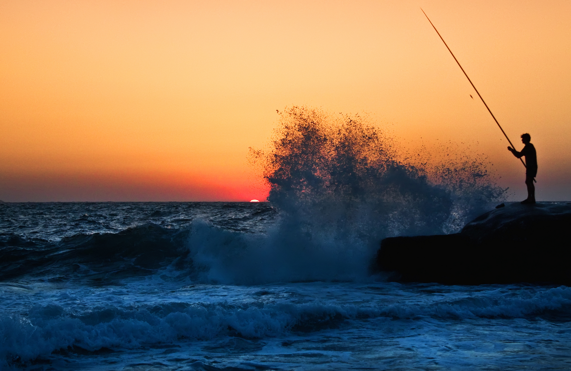 Fishing sunset #517