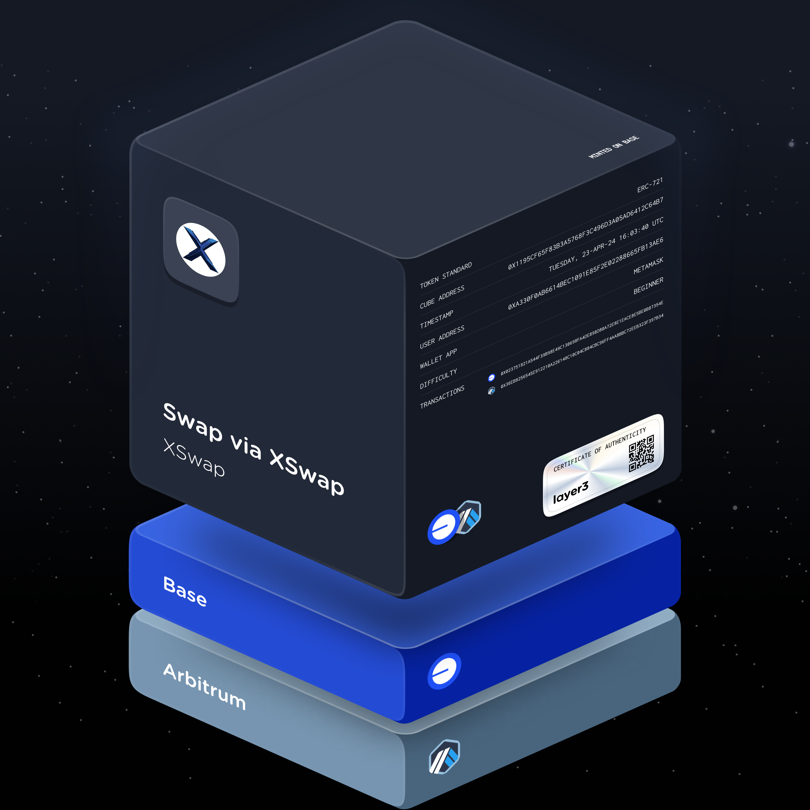 Swap via XSwap
