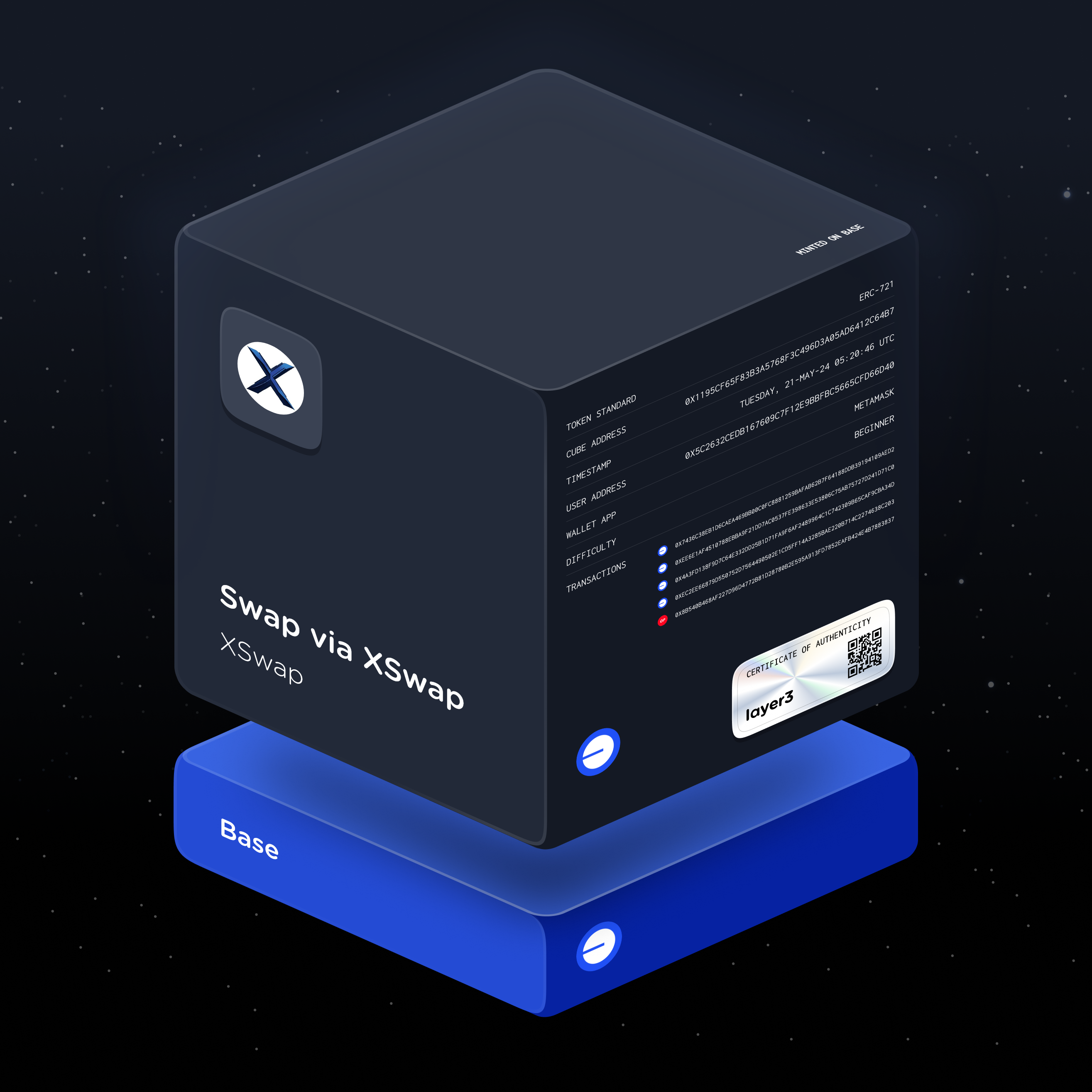 Swap via XSwap