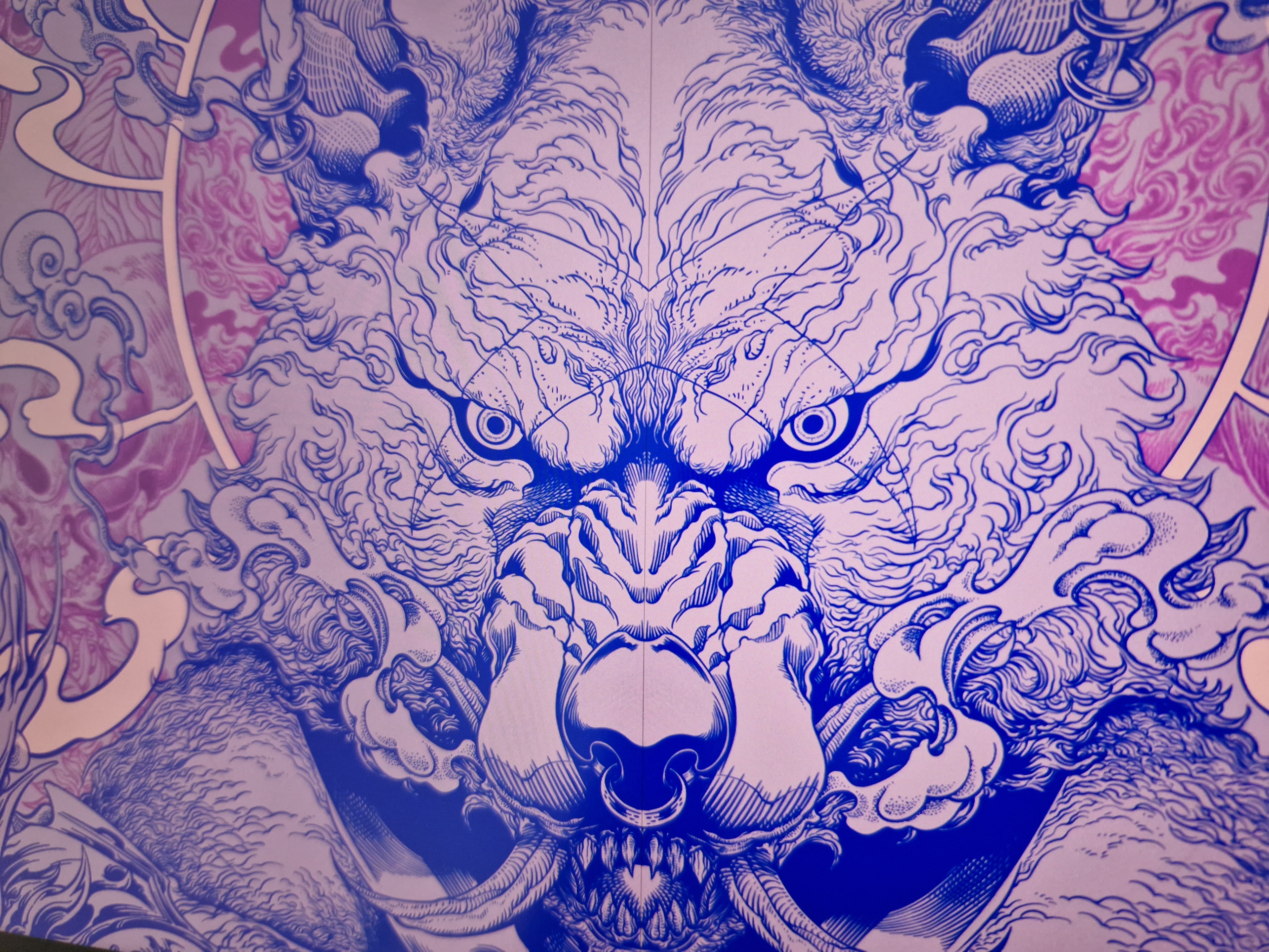 "Beast Of Gevaudan" Line art process #87
