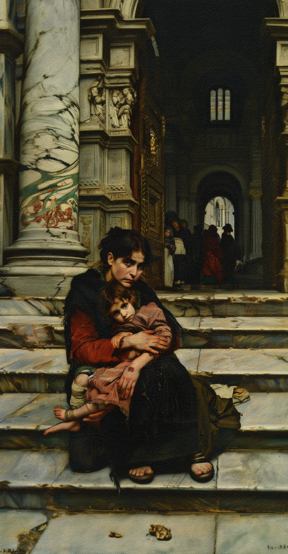 The Weight of the World in Her Arms
