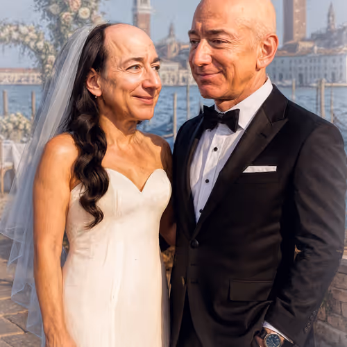 I NOW PRONOUNCE YOU, BEZOS AND BEZOS!!