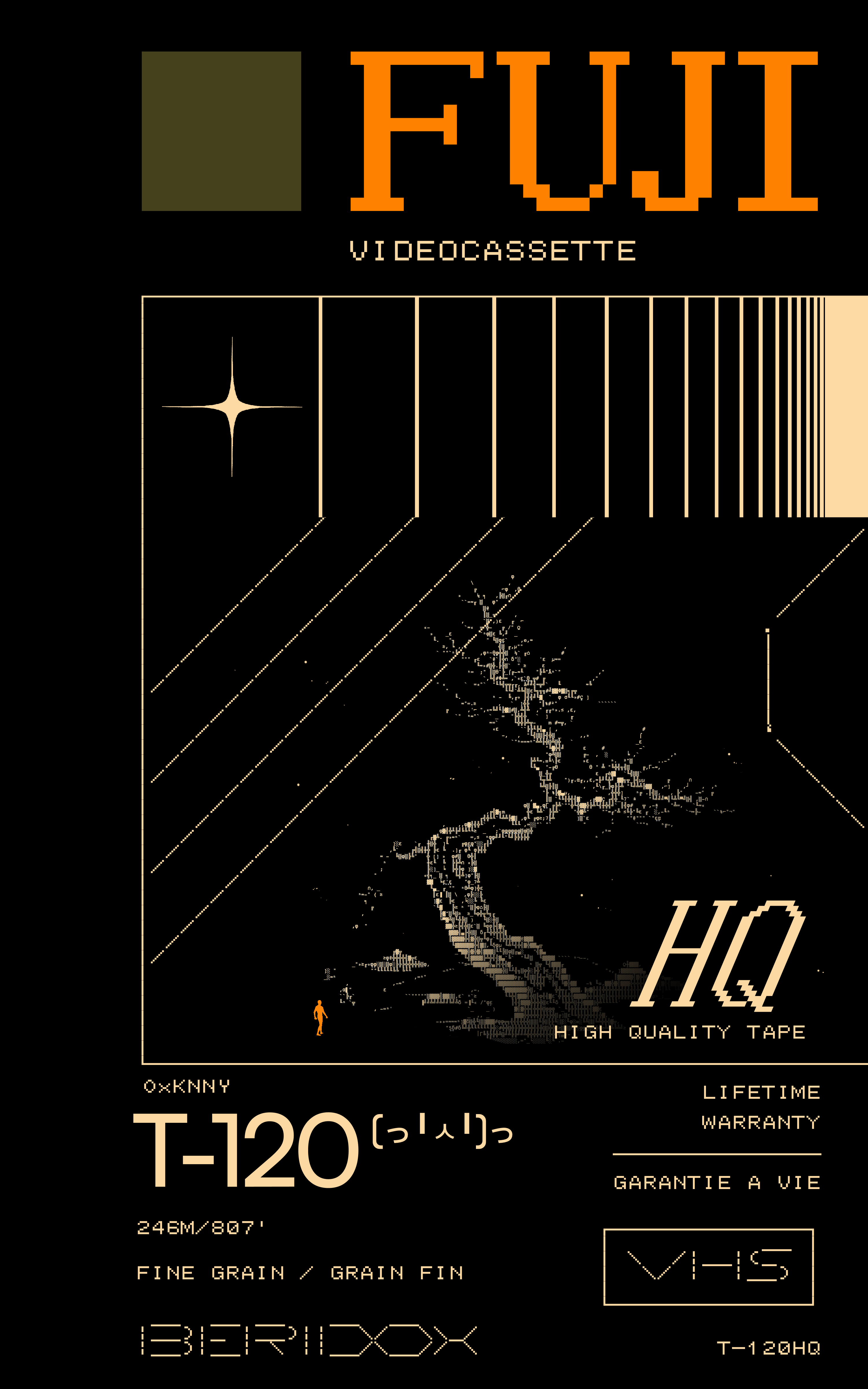 Fuji HQ T-120 VHS