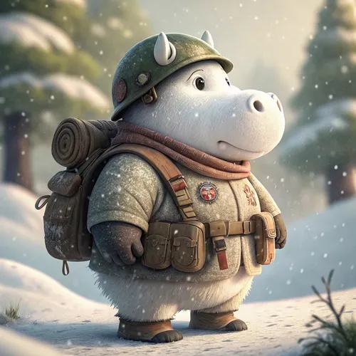 Hippos On Base #1328