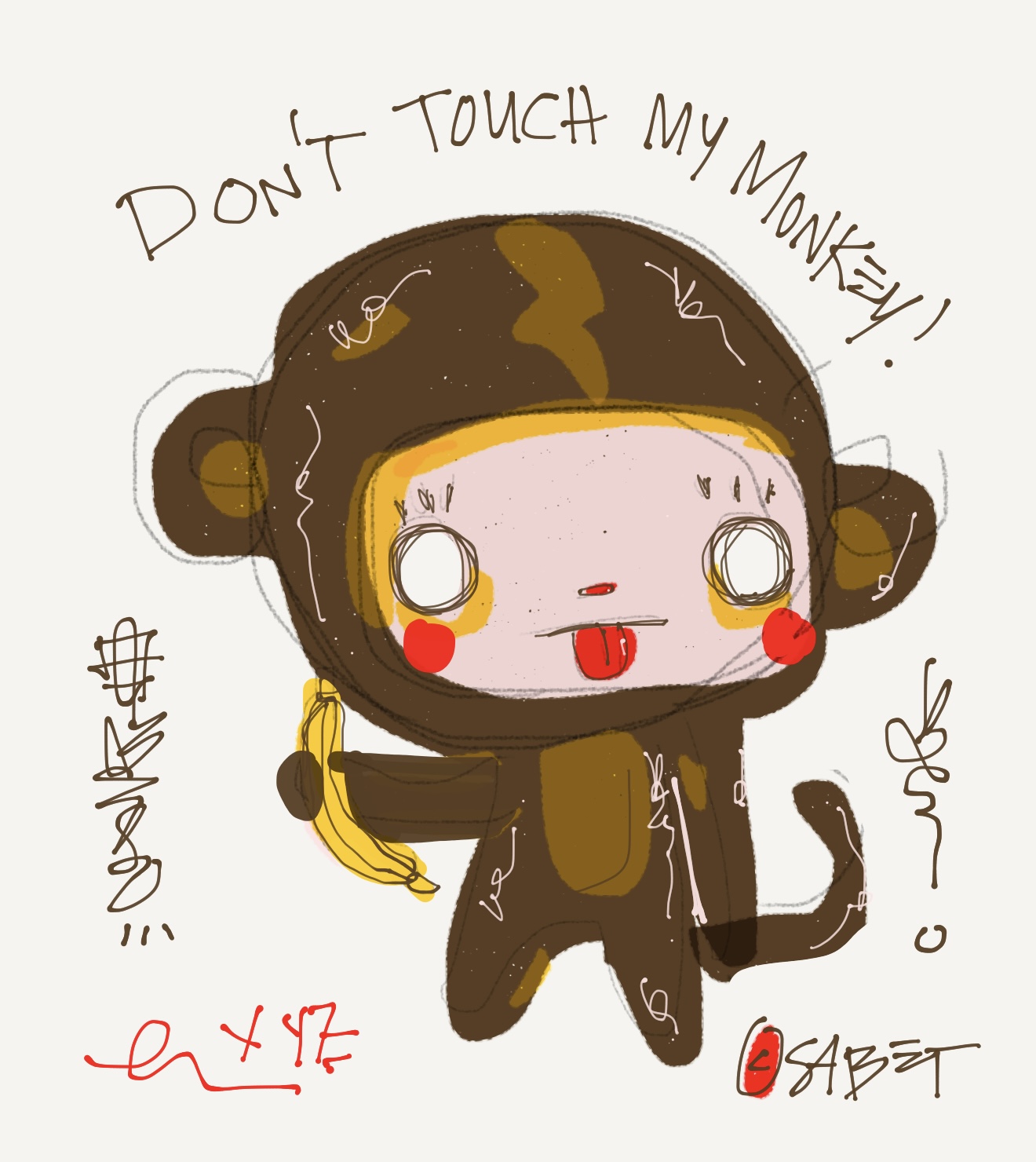 Don’t touch! 🔴 Tokyo Punks by Sabet