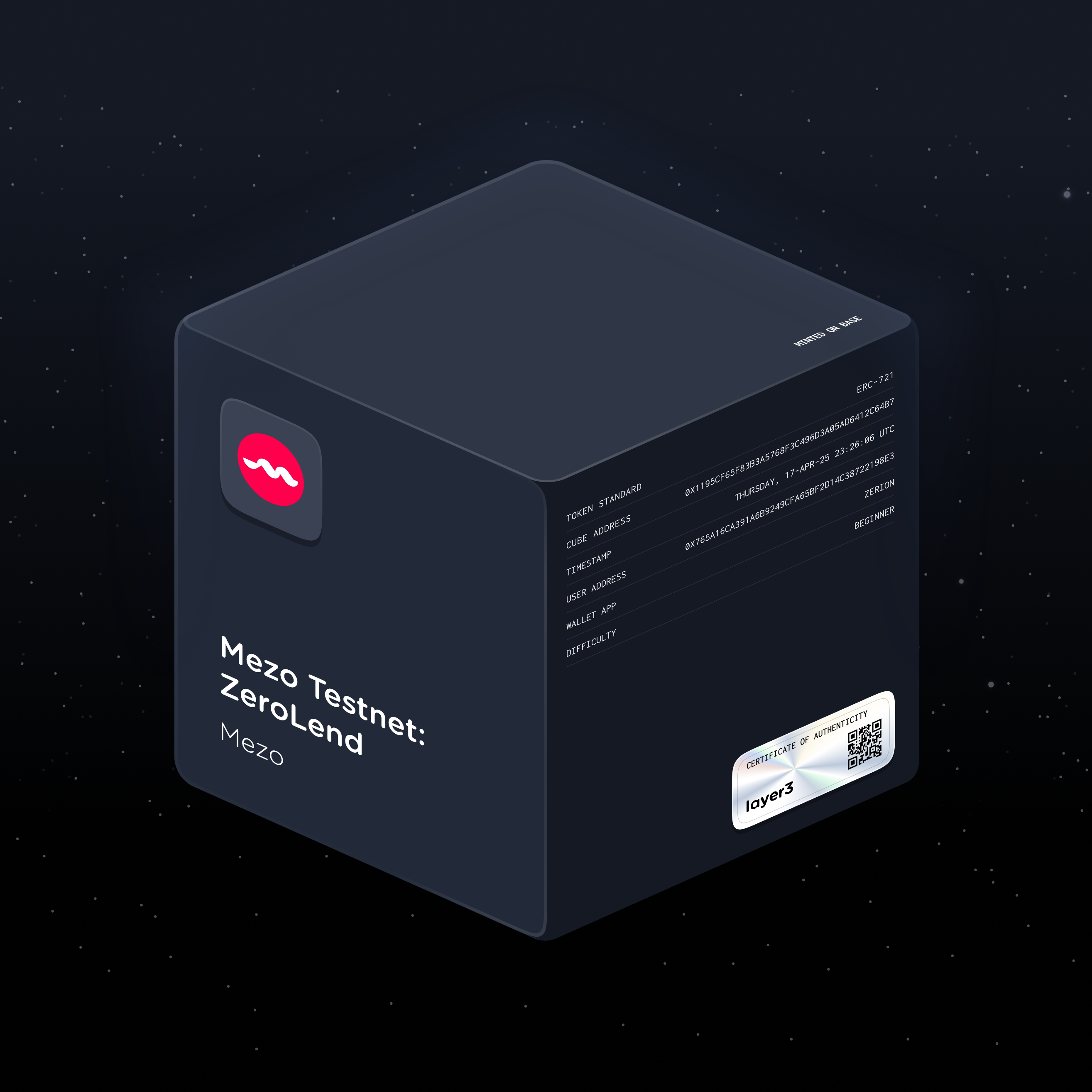 Mezo Testnet: ZeroLend