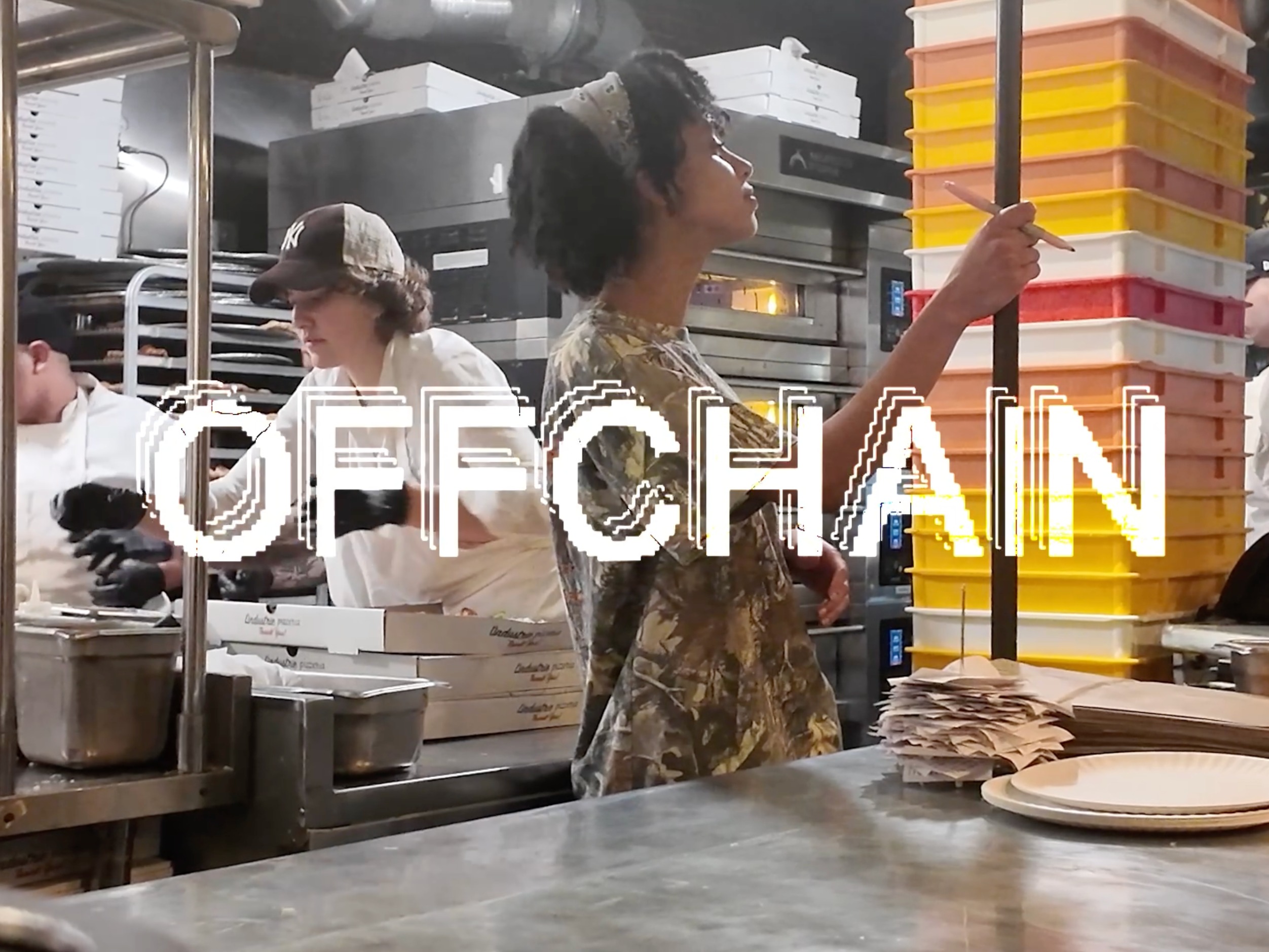 Post Show Pizza at one of the best new slices in NYC - OFFCHAIN: The Series