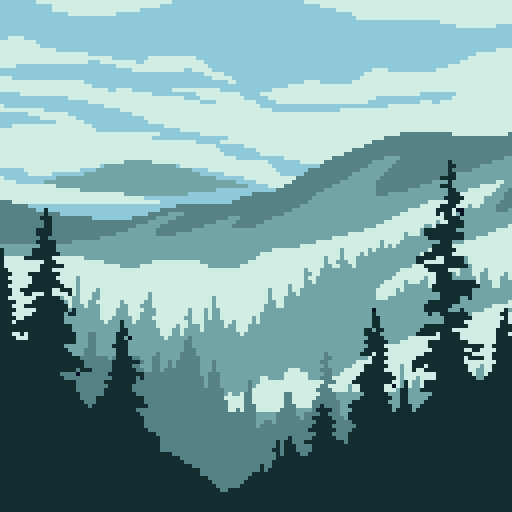 Misty hills
