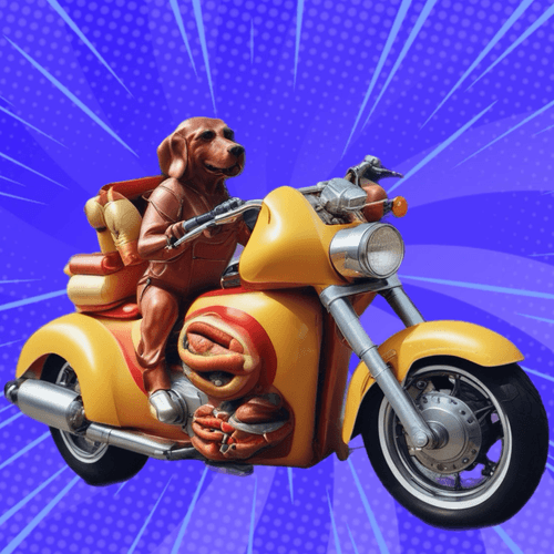 Based Motorcycle Hotdog  #3226