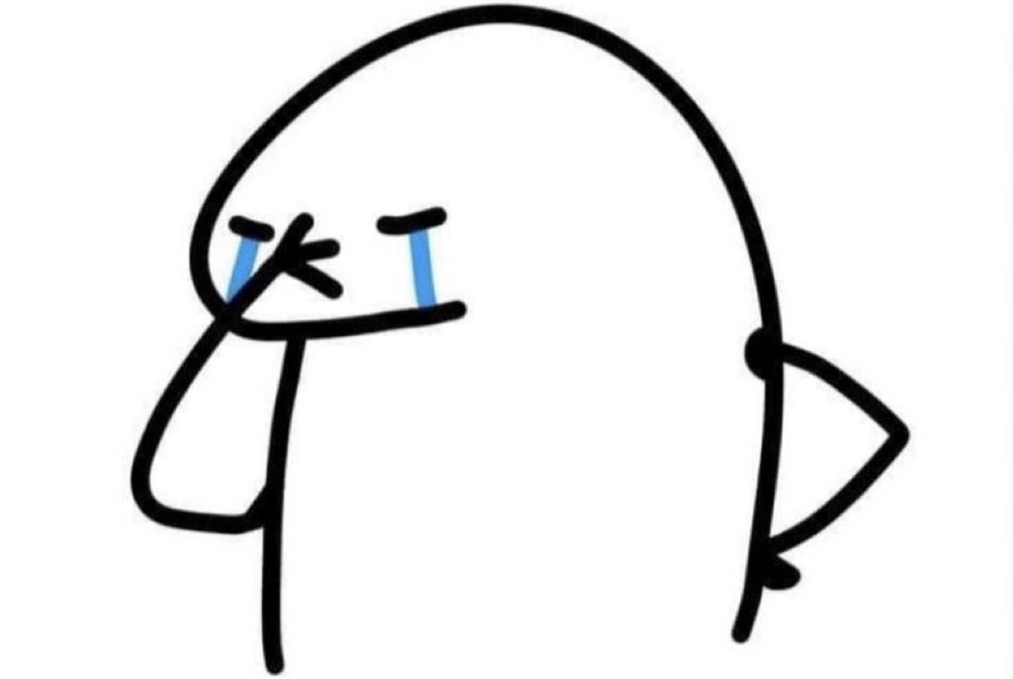 A sad friend.