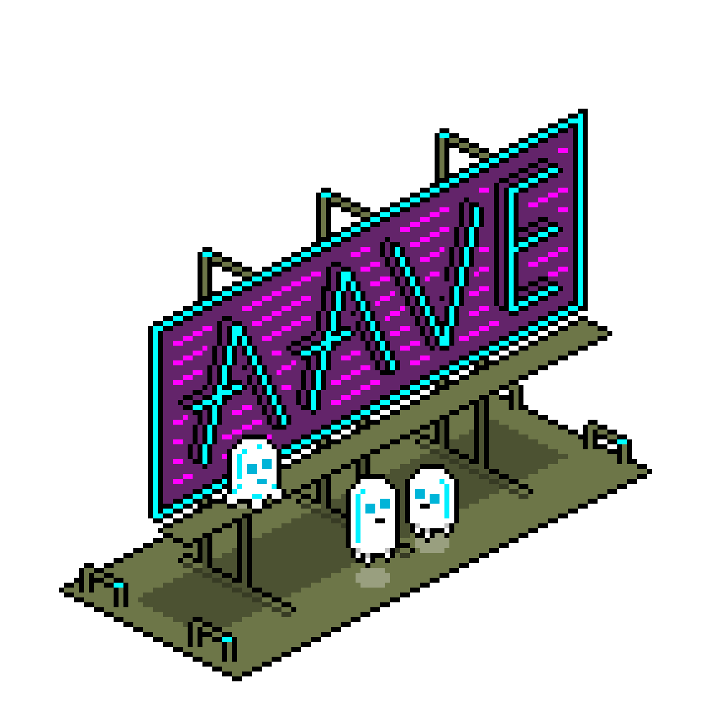 Aave Neon Sign