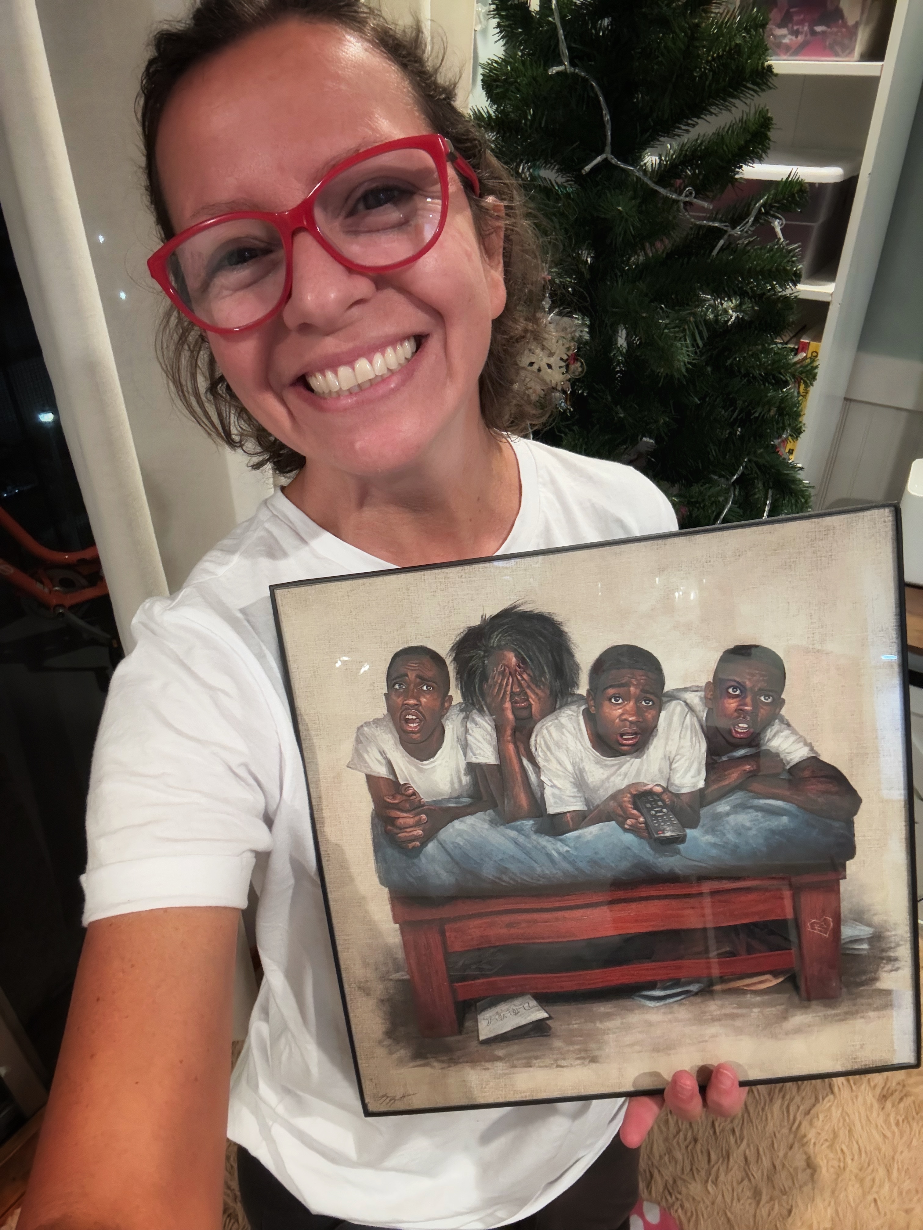 Selfie with Sam Spratt's "Home Movies" gifted by CdM #7