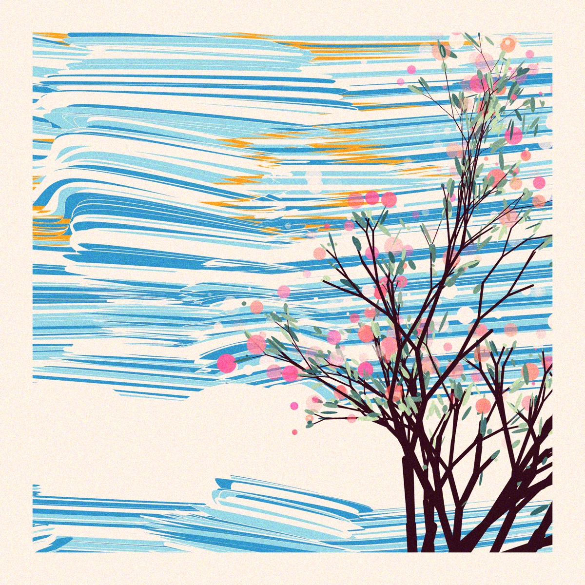 The Blossoms Behind the River