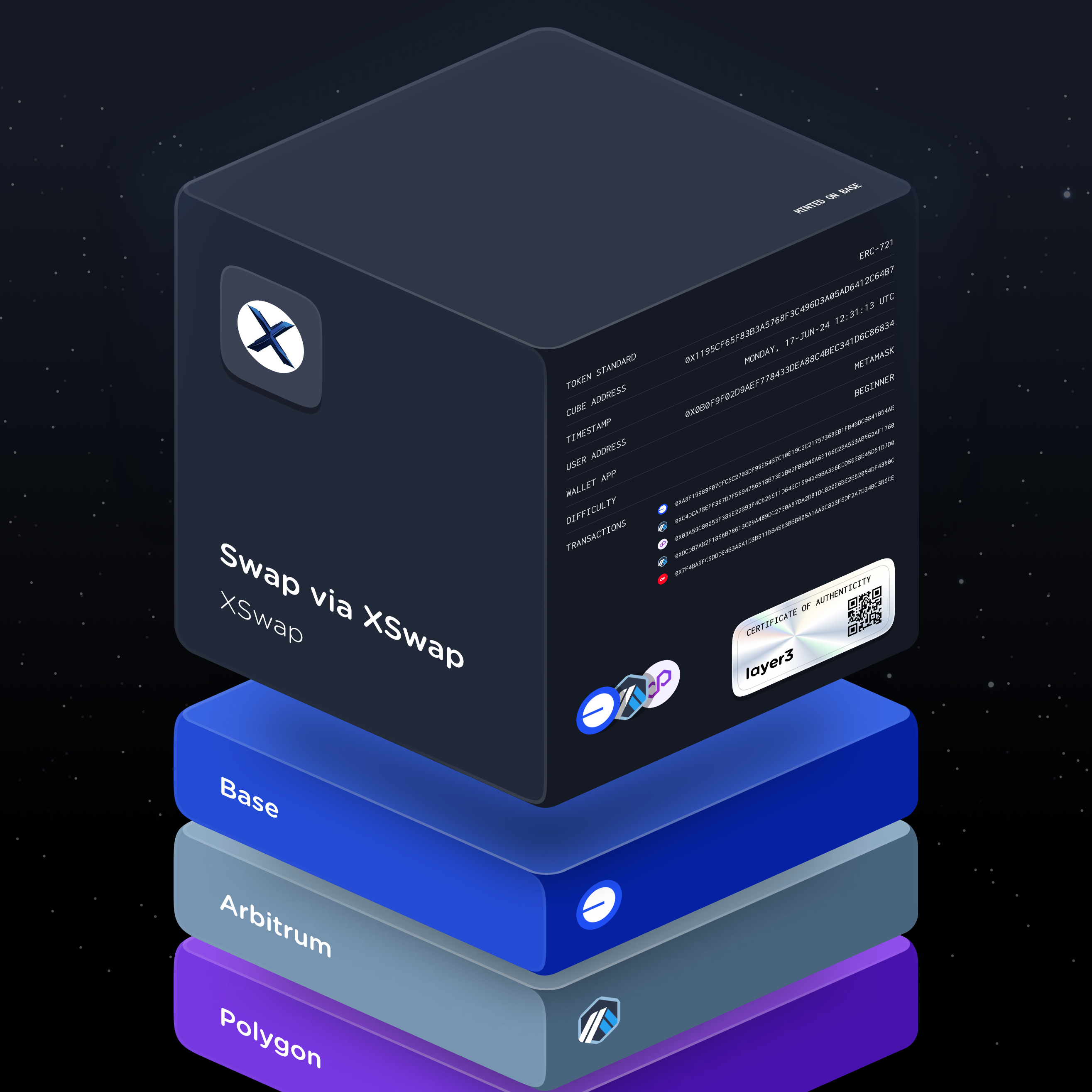 Swap via XSwap