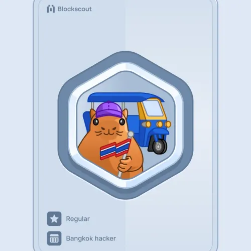 Bangkok hacker badge #465