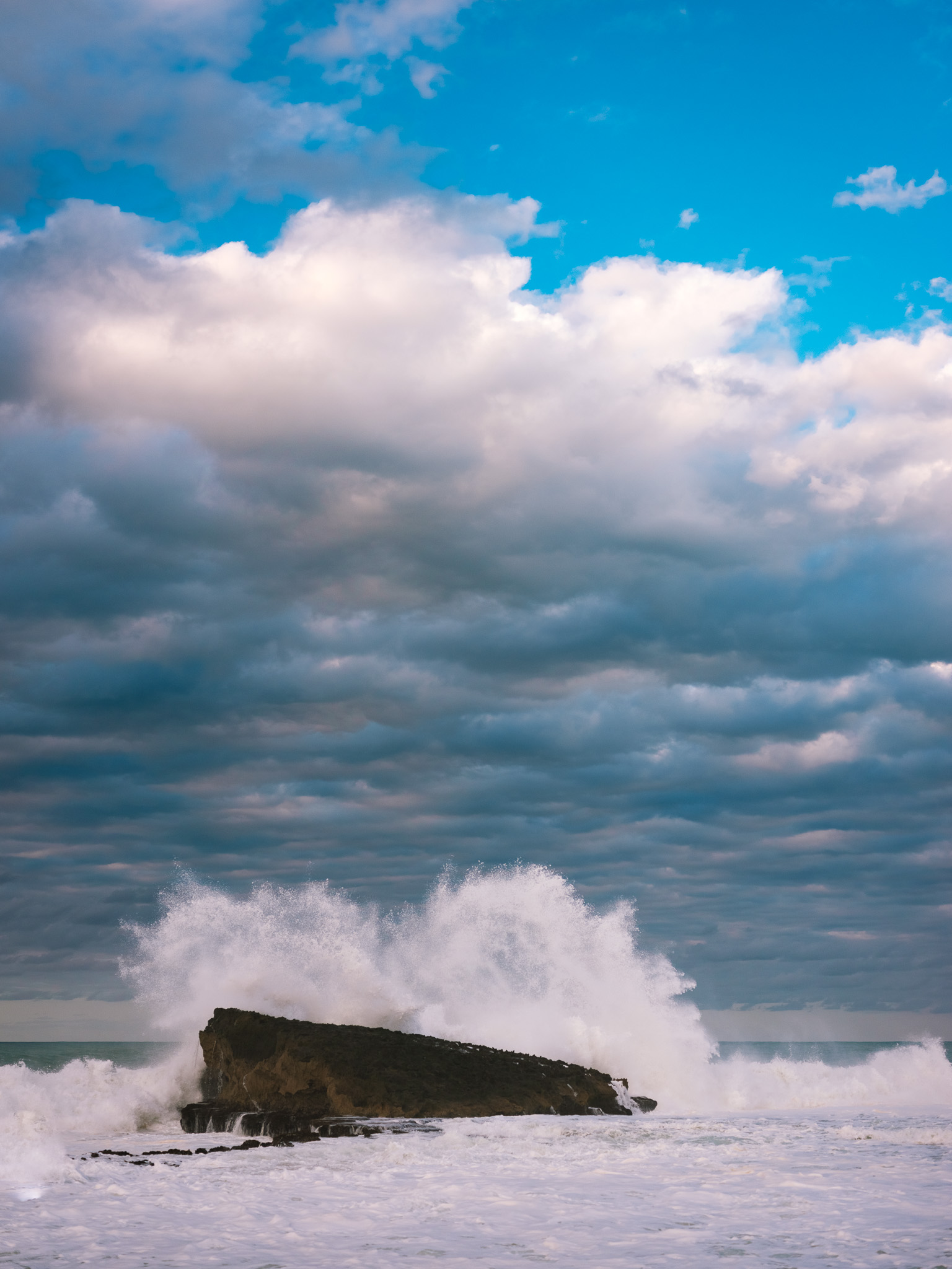The rock and the water