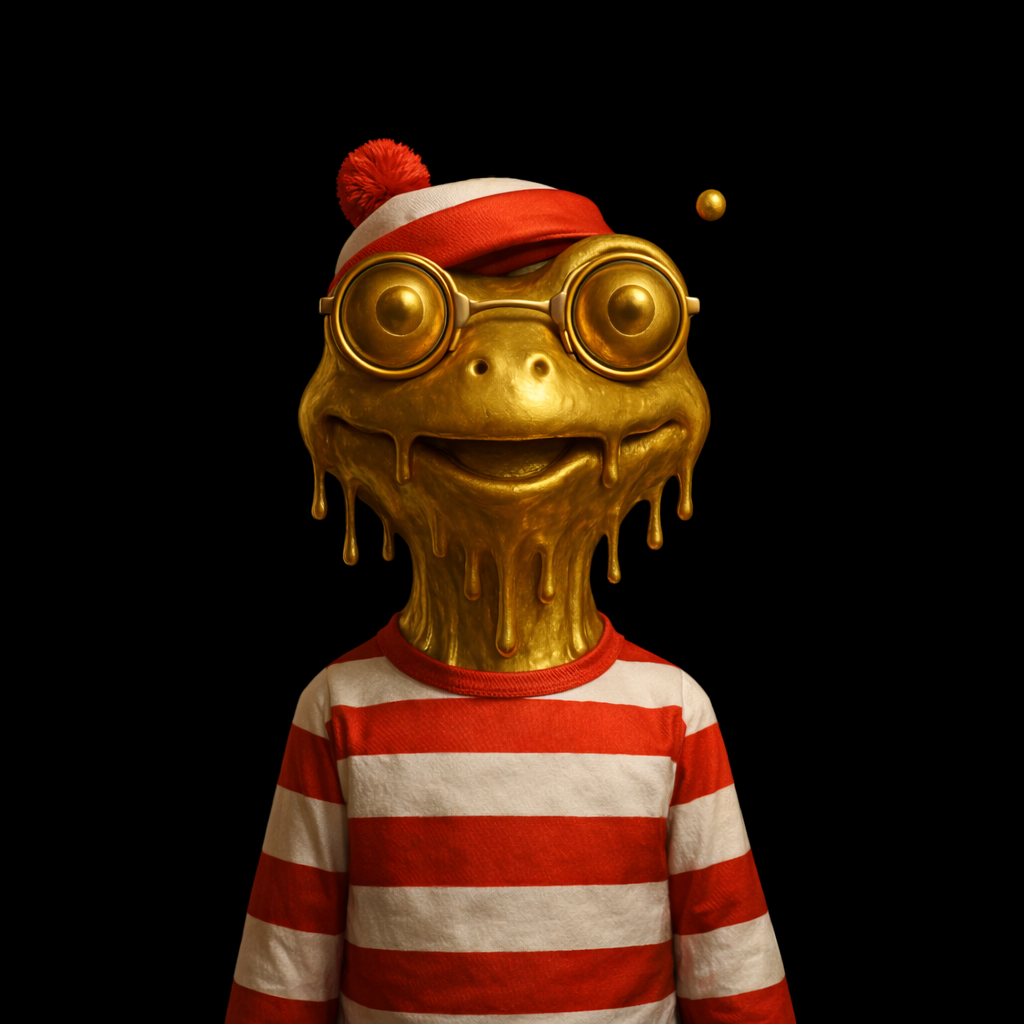 Dripping Gold Frog