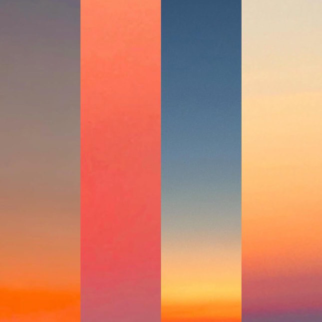 vertical sunsets