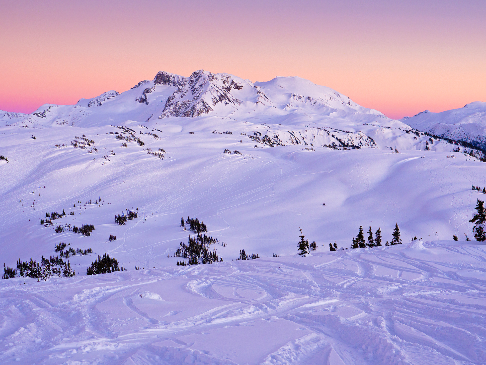 Whistler Backcountry at Sunset