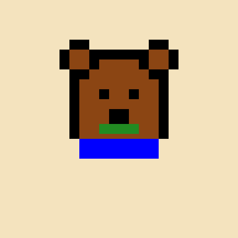 Pixel Bear #71507