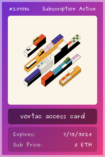 vortac club card
