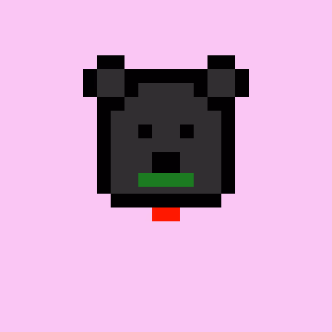 Pixel Bear #63299