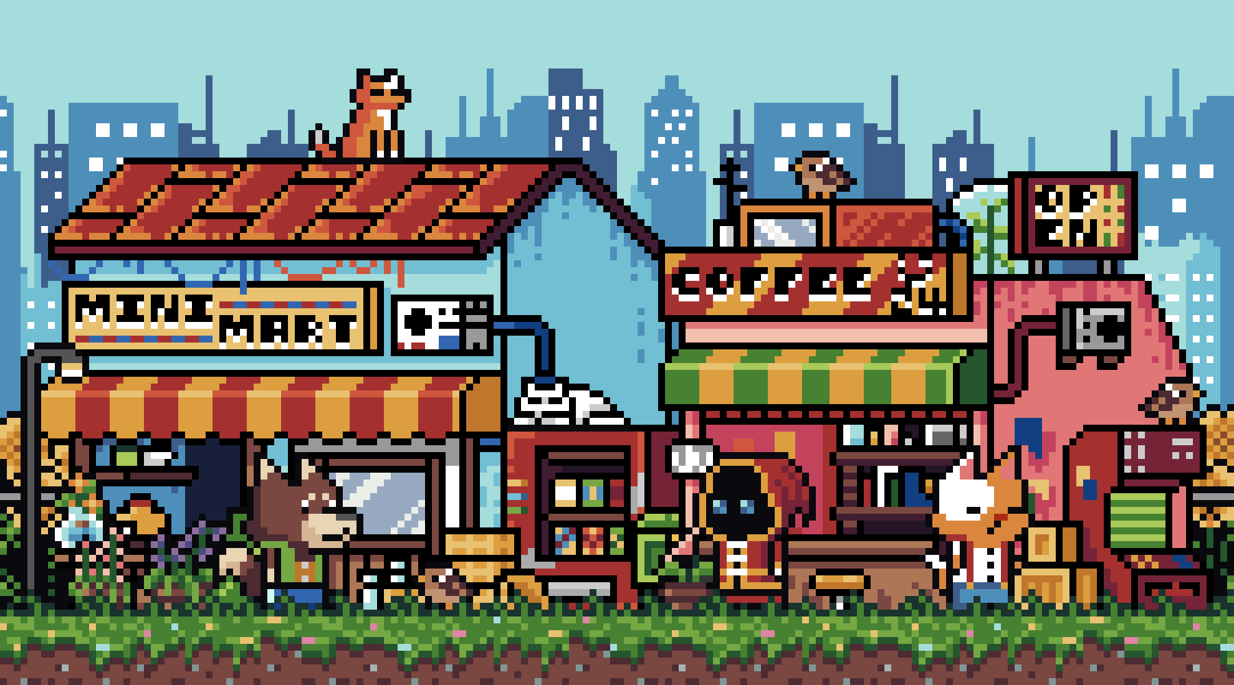 Coffee Shops and Mini Mart