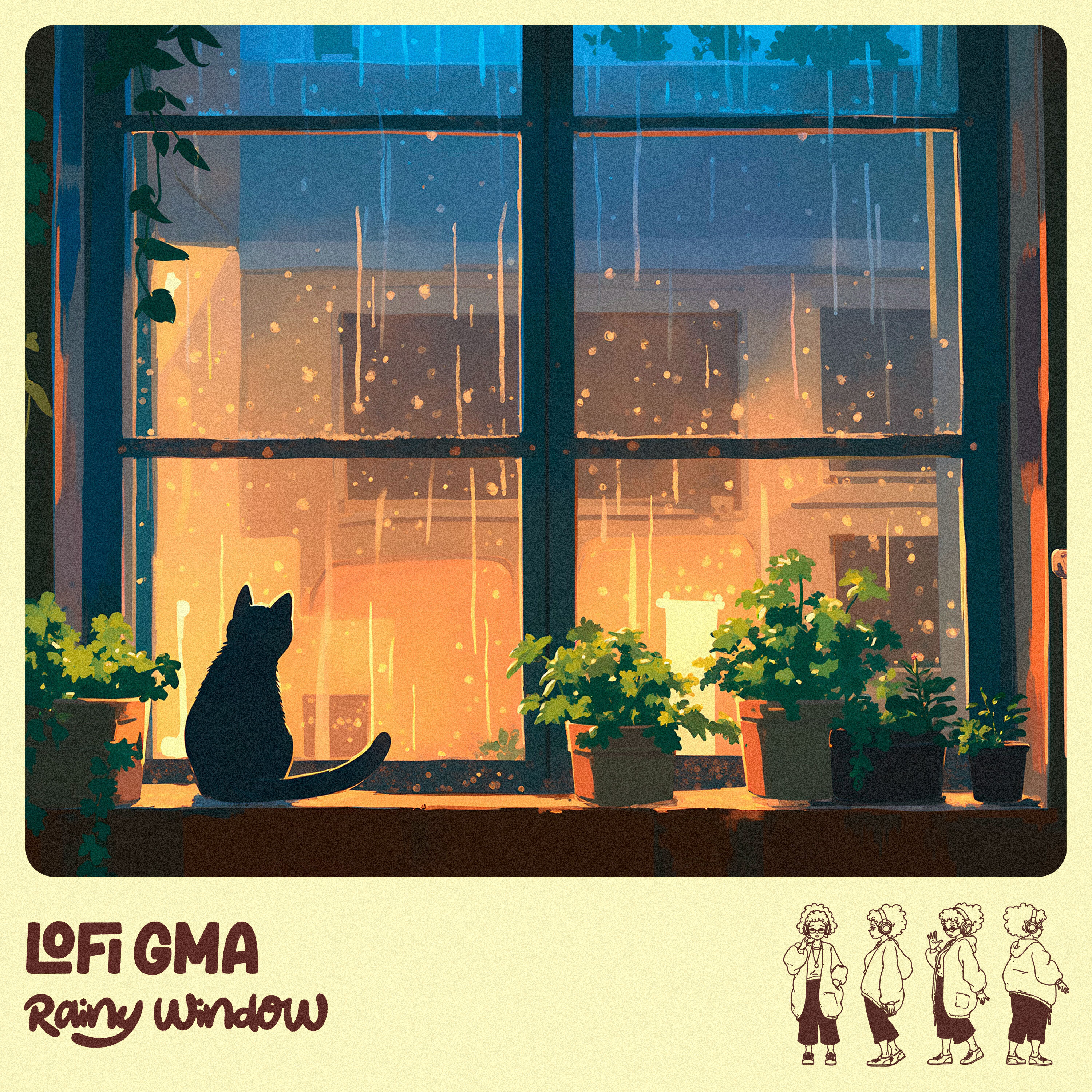 lofi gma - rainy window 2582