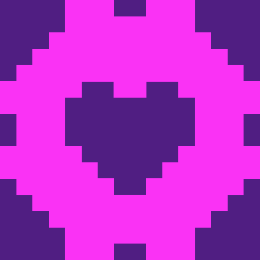 Dark Magenta Heart