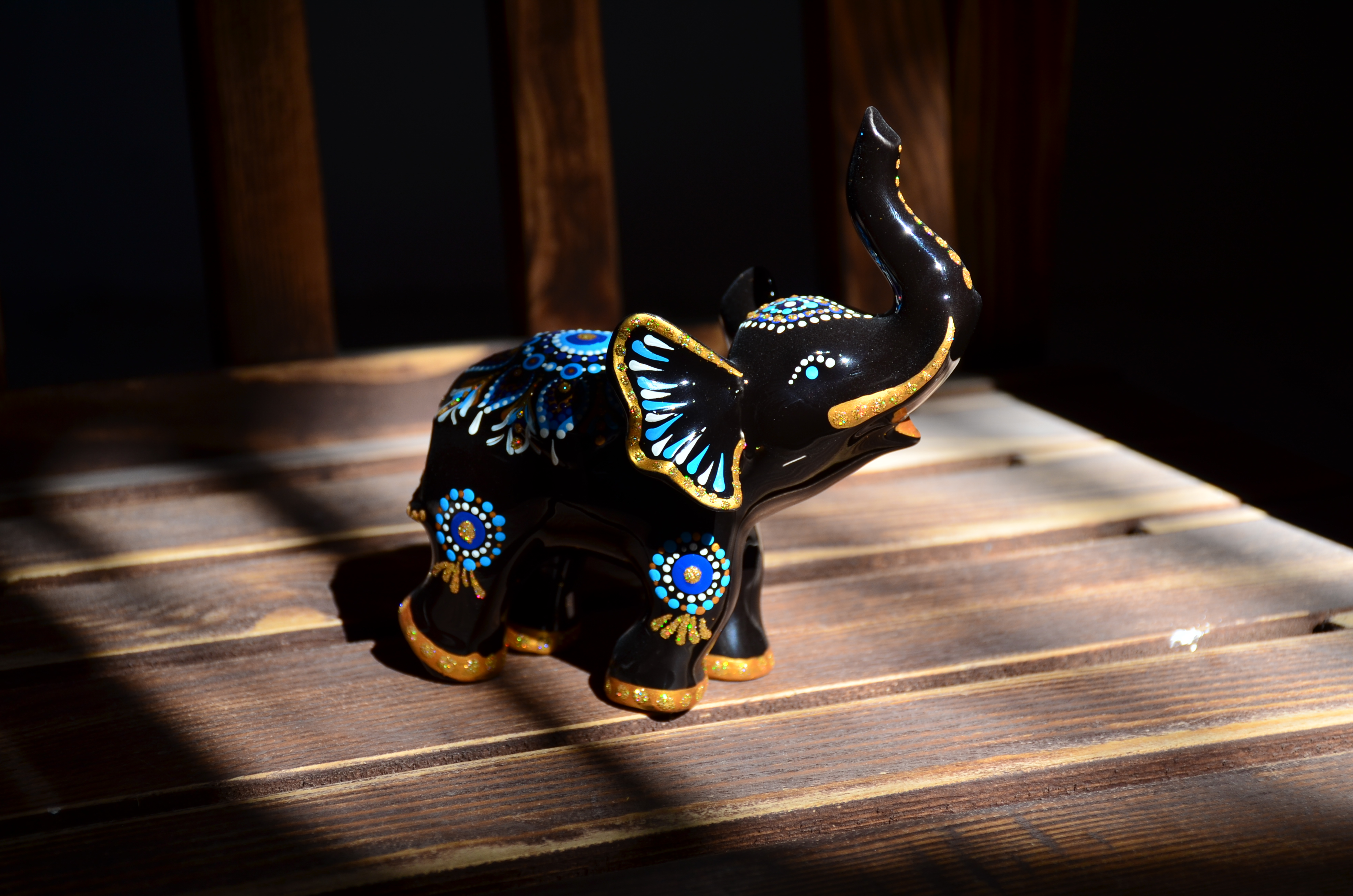 Handmade ceramic elephant #2
